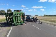 Fuerte choque en la Ruta 226, en el acceso a Olavarría: tres personas resultaron heridas