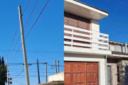 “Se va a caer en cualquier momento”: vecinos alertan por un poste sostenido solo por cables