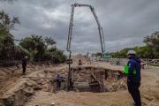 Puerto Quequén construye una nueva torre para reforzar la señalización del canal exterior