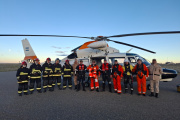 A 150 km de la costa: rescataron en helicóptero a un tripulante con fracturas graves