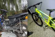 Hallaron una moto robada y recuperaron una bicicleta tras un seguimiento por cámaras