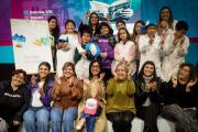 Andrea Cáceres acompañó la presentación de “Semillas de empatía” en la Feria Internacional del Libro