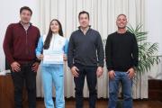 Guadalupe Angiolini fue recibida por el intendente tras su destacada actuación internacional: “Es la medalla más importante de mi carrera”