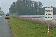 Cortan la Ruta 86 desde las 18 por el avance del agua sobre la calzada