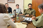 Gargaglione gestiona incorporar a San Cayetano al plan provincial de mejoras para caminos rurales