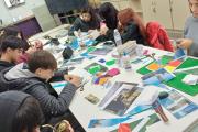 Una clase diferente en Quequén: el puerto fue protagonista de una experiencia artística