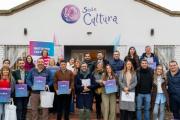 San Cayetano donó libros a la Biblioteca Bernardino Rivadavia