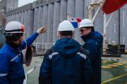Carrillo recorrió el Seralia durante una histórica operación de exportación en Puerto Quequén