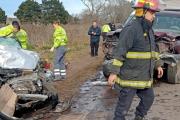 La Ruta 88 vuelve a ser escenario de una tragedia: murió una mujer en un choque frontal