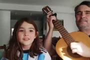 Padre, hija y una guitarra: la canción argentina que se volvió viral