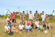Los cuidaron durante tres años y ahora los plantaron en el Parque Miguel Lillo