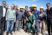 Andrea Cáceres acompañó a Kicillof en la inauguración del primer módulo del Complejo Abasto