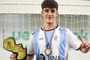 Demian Goñi, campeón con Argentina: qué torneo ganó el necochense y cómo fue su actuación