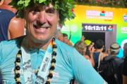 Orgullo necochense: Nito Escobar completó a los 65 años el Mundial Ironman de Hawái