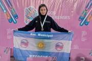 Ambika Peralta ganó el oro en los Juegos Bonaerenses y le dio a Necochea su primera medalla