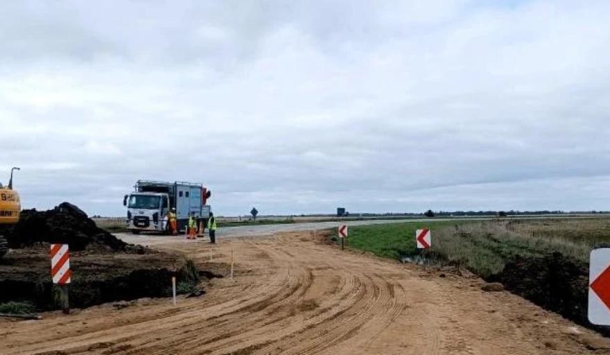 Vialidad habilitó el tránsito para vehículos livianos en la Ruta 228 entre Necochea y Energía